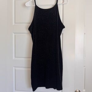 Wild Fable Black Sparkle Mini Dress